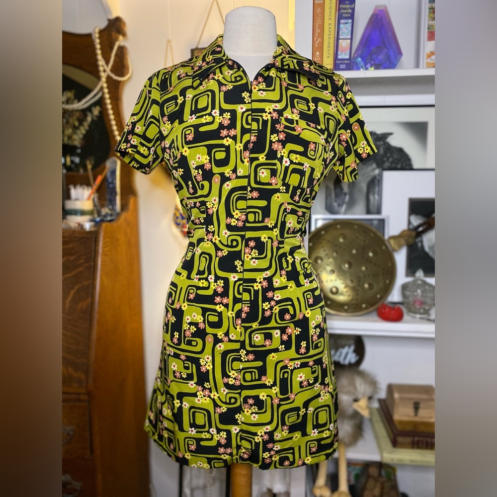 60s-70s midi dress